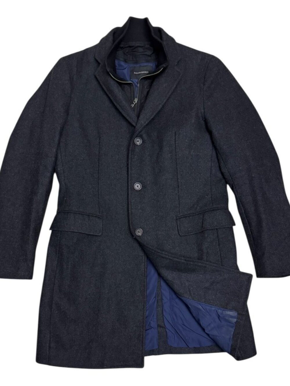 BANANA REPUBLIC Wool Blend Designer Winter Business Casual Pea Coat Women Medium